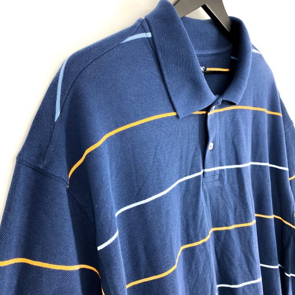 CHAPS Crest Striped Polo Shirt NWT - Picture 4 of 16